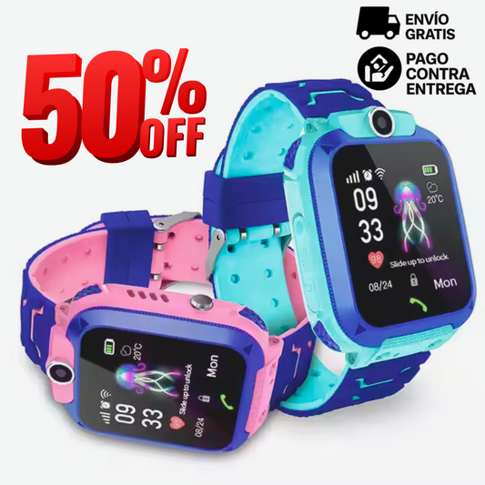 🧒⌚Reloj Inteligente para Niños + GPS + Cámara Integrada Para Videollamada