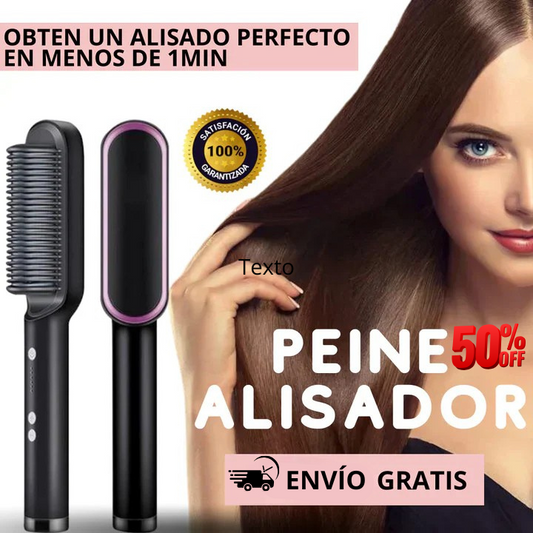Cepillo Alisador 2 en 1  Práctico, Rápido y Seguro